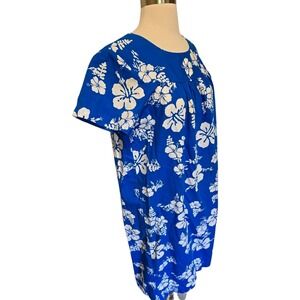 Vintage Ui Maikai Maxi Dress Hawaiian Made In Hawaii 60's 70's Mumu Caftan